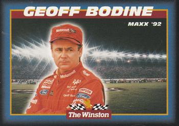 1992 Maxx The Winston #13 Geoff Bodine Front