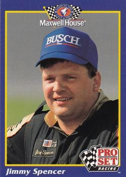 1992 Pro Set Maxwell House #27 Jimmy Spencer Front