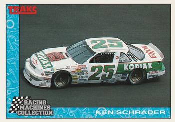 1992 Traks Racing Machines #25 Ken Schrader's car Front