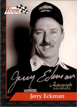 1993 Finish Line NHRA - Autographs #9 Jerry Eckman Front