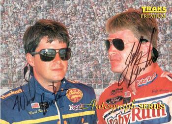 1994 Traks - Autograph Series #A-2 Jeff Burton / Ward Burton Front