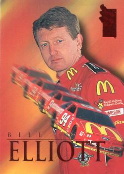 1995 Press Pass VIP - Red Hot #10 Bill Elliott Front