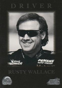 1996 Action Packed Credentials - Silver Speed #24 Rusty Wallace Front