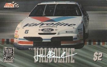 1996 Finish Line Phone Pak - $2 Signature #NNO Mark Martin's Car Front