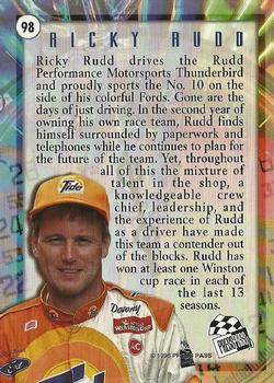 1996 Press Pass - Torquers #98 Ricky Rudd Back
