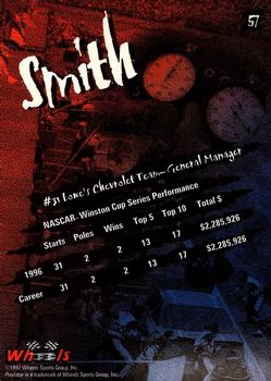 1997 Wheels Predator - Red Wolf First Slash #57 David Smith Back