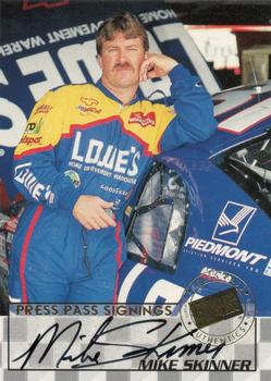 1998 Press Pass - Signings #23 Mike Skinner Front