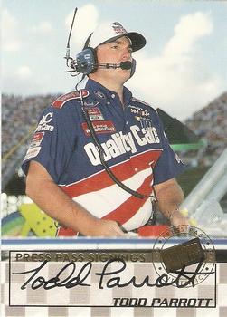 1998 Press Pass - Signings #32 Todd Parrott Front