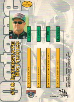 1998 Press Pass Stealth - Octane #O 20 Bobby Labonte's Car Back