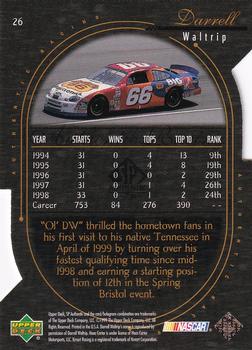 1999 SP Authentic - Overdrive #26 Darrell Waltrip Back