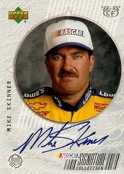 2000 SP Authentic - Signature Collection Checkered Flag #MS Mike Skinner Front