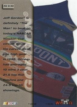 1999 Wheels - Runnin' N Gunnin' Foils #RG 9 Jeff Gordon Back