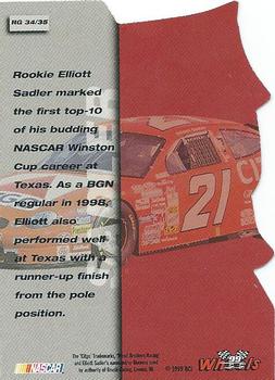 1999 Wheels - Runnin' N Gunnin' Foils #RG 34 Elliott Sadler Back