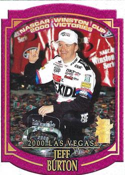 2000 Press Pass VIP - Explosives #X21 2000 Las Vegas - Jeff Burton Front
