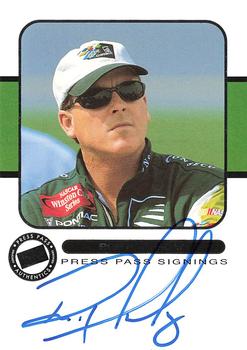 2001 Press Pass - Signings #NNO Ron Hornaday Front