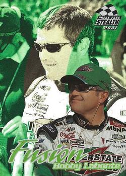2001 Press Pass Stealth - Fusion #F 4 Bobby Labonte Front