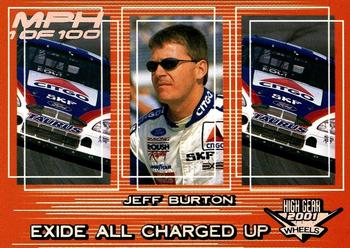 2001 Wheels High Gear - MPH #60 Jeff Burton Front