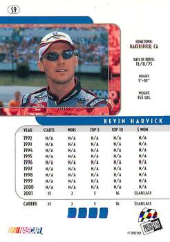 2002 Press Pass Eclipse - Solar Eclipse #S9 Kevin Harvick Back