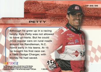 2002 Press Pass Trackside - License to Drive Die Cuts #LDP 26 Kyle Petty Back