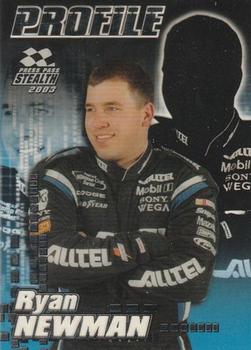 2003 Press Pass Stealth - Profile #PR 7 Ryan Newman Front