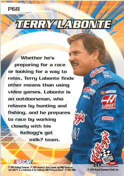 2003 Press Pass Stealth - Red #P68 Terry Labonte Back