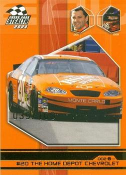 2004 Press Pass Stealth - X-Ray #EB32 #20 The Home Depot Chevrolet Front