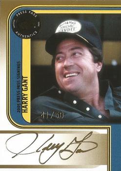 2005 Press Pass - Signings Gold #NNO Harry Gant Front