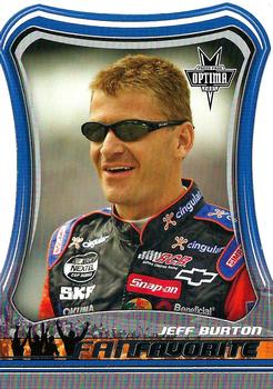 2005 Press Pass Optima - Fan Favorite #FF 4 Jeff Burton Front