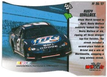 2005 Wheels High Gear - Flag to Flag #FF 26 Rusty Wallace Back