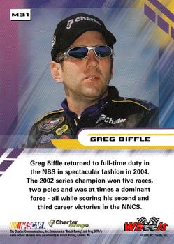 2005 Wheels High Gear - MPH #M31 Greg Biffle Back