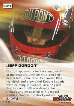 2005 Wheels High Gear - MPH #M77 Jeff Gordon Back