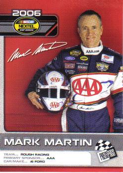 2006 Press Pass Top 25 Drivers & Rides #D 4 Mark Martin Front