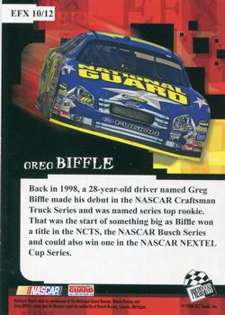 2006 Press Pass Stealth - EFX #EFX 10 Greg Biffle Back