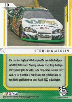 2006 Press Pass Stealth - Retail #18 Sterling Marlin Back