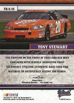 2006 Wheels American Thunder - Thunder Road #TR 6 Tony Stewart Back