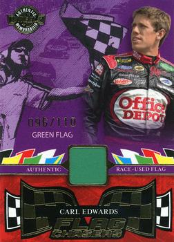 2006 Wheels High Gear - Flag Chasers Green #FC 1 Carl Edwards Front