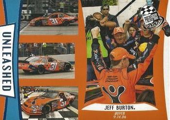 2007 Press Pass - Blue #B107 Jeff Burton Front