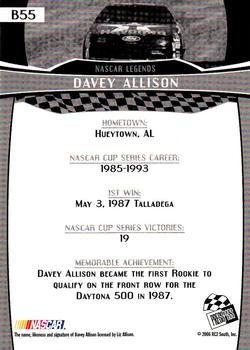 2007 Press Pass - Blue #B55 Davey Allison Back