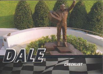 2007 Press Pass - Dale The Movie #50 Dale Earnhardt Statue Front