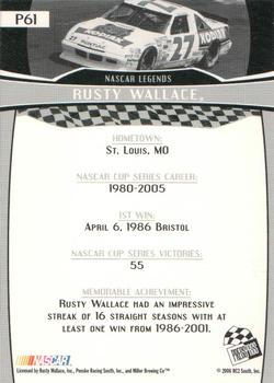 2007 Press Pass - Platinum #P61 Rusty Wallace Back