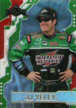 2007 Press Pass Stealth - Chrome Platinum #P27 J.J. Yeley Front