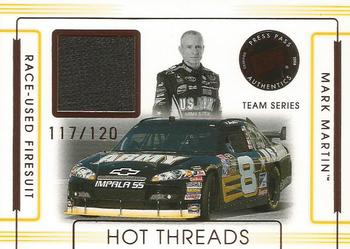 2008 Press Pass Premium - Hot Threads Team #HTT-13 Mark Martin Front