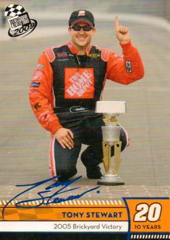 2009 Press Pass - Blue #92 Tony Stewart Front