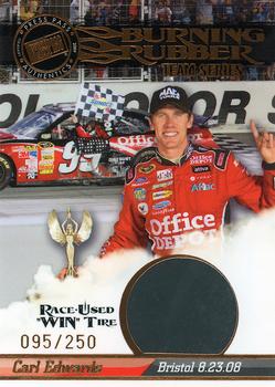 2009 Press Pass - Burning Rubber-Team Series #BRT24 Carl Edwards Front