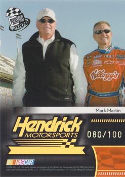 2009 Press Pass - Gold Holofoil #199 Mark Martin/Rick Hendrick Front