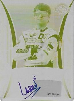 2009 Wheels Element - Wheels Autographs Press Plates Yellow #NNO Landon Cassill Front