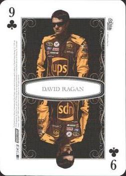 2009 Wheels Main Event - Playing Cards Blue #9♣ David Ragan Front