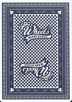 2009 Wheels Main Event - Playing Cards Blue #4♣ Marc Davis Back