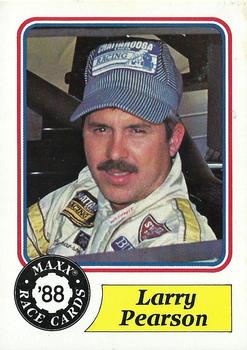 1988 Maxx #37 Larry Pearson Front