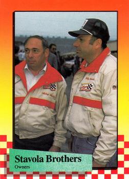 1989 Maxx #19 Bill Stavola / Mickey Stavola Front